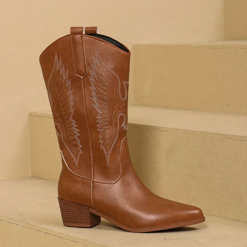 Cowboy Boot - Westernstiefel mit Aufdruck