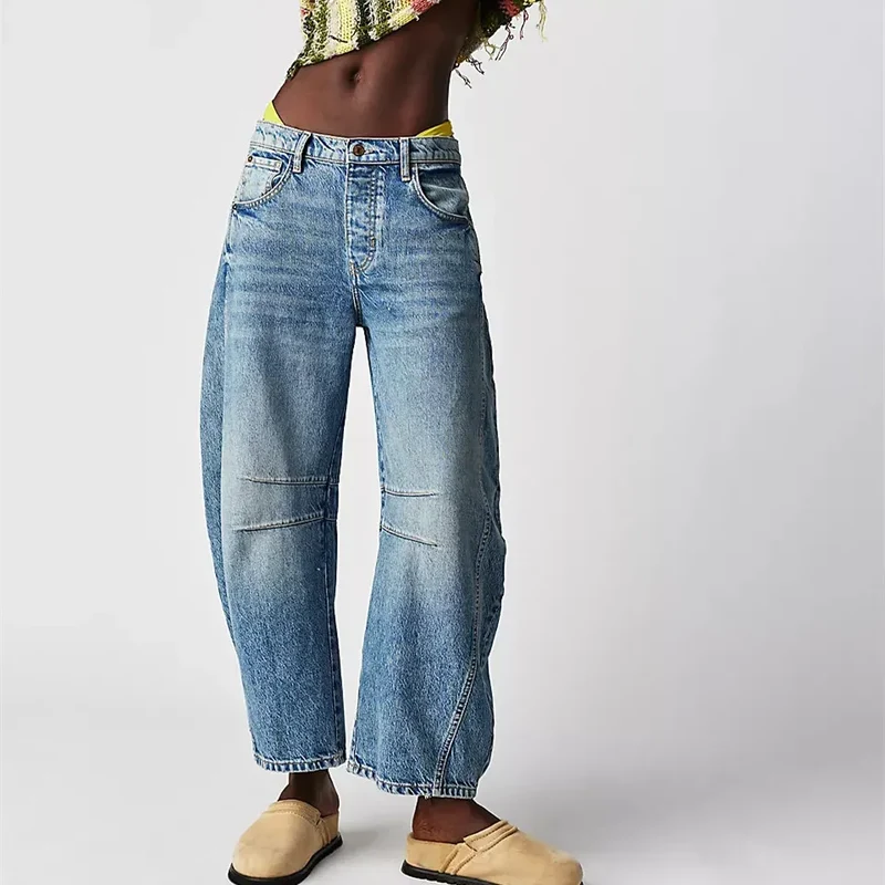 VintageFlex einzigartige Baggy Jeans