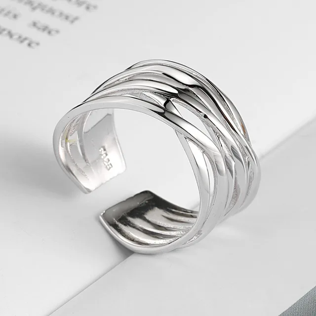 Vintage Silber Multilayer-Ohrringe