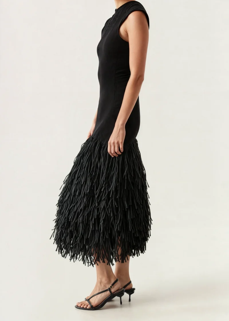 Piper | Maxikleid mit Quasten