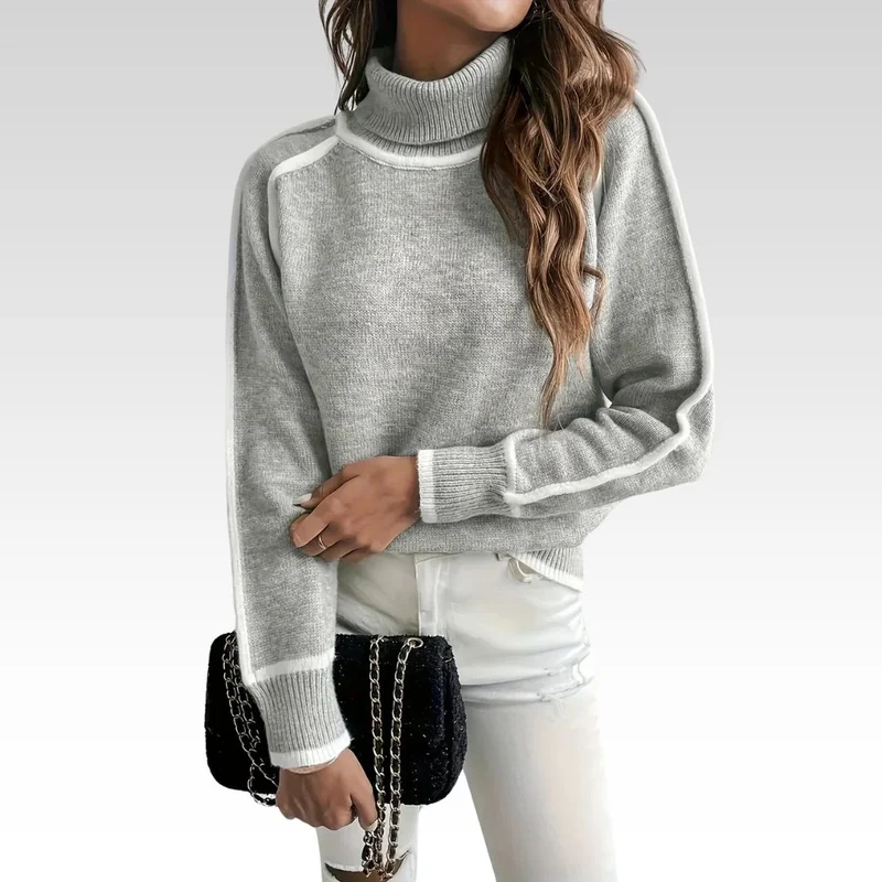 Elle | Kuscheliger Turtleneck-Pullover für Damen