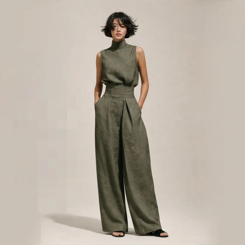 Elisa | Eleganter Jumpsuit mit Hoher Taille