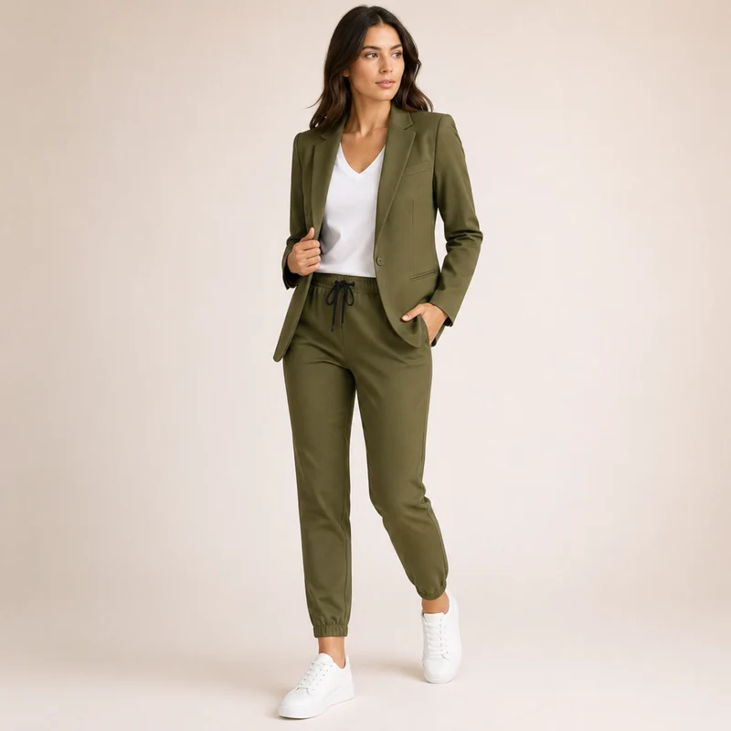 Eva™ | Lässiges Anzug-Set mit sportlichem Akzent