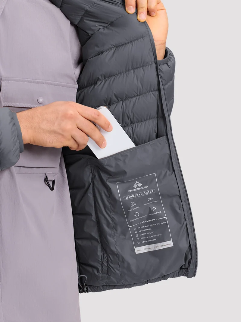 Men's Lightweight Packable Puffer Jacket