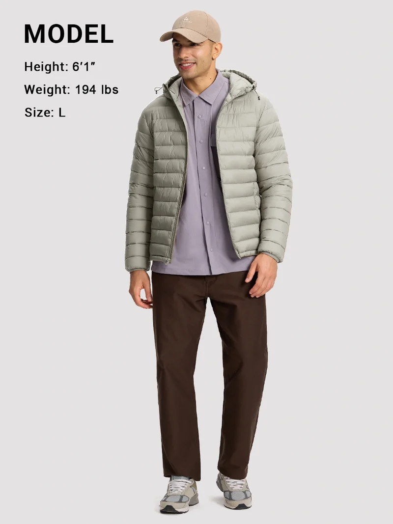 Men's Lightweight Packable Puffer Jacket