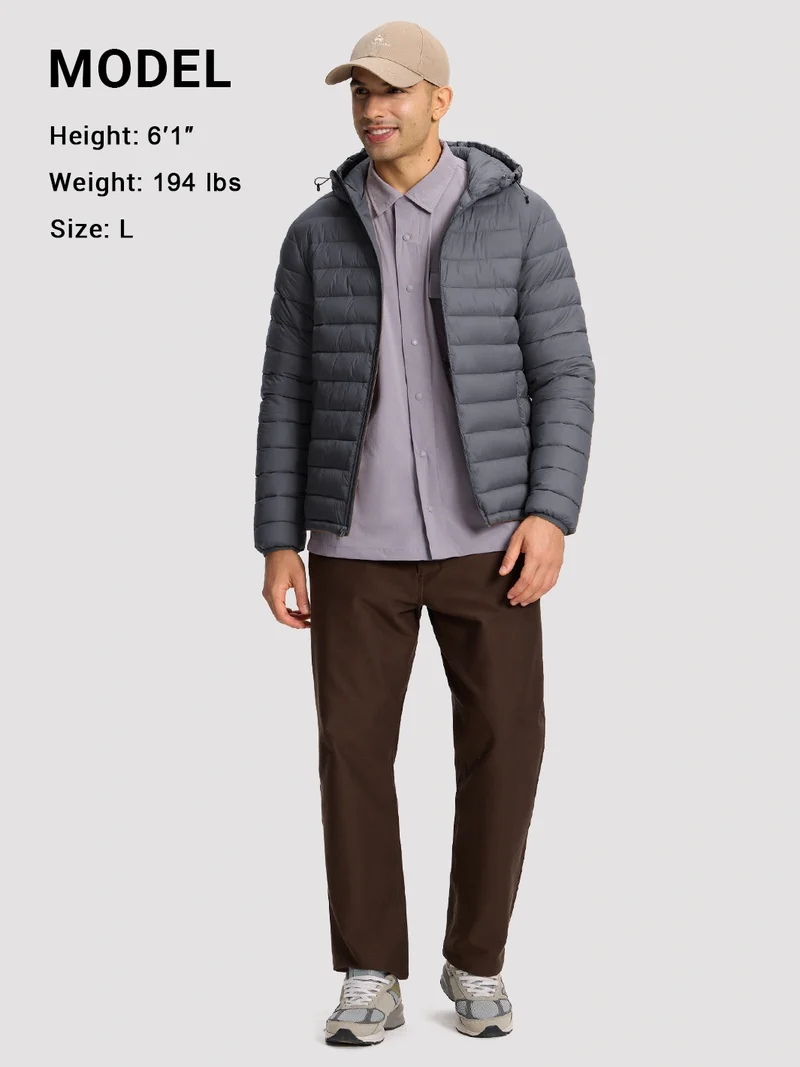 Men's Lightweight Packable Puffer Jacket
