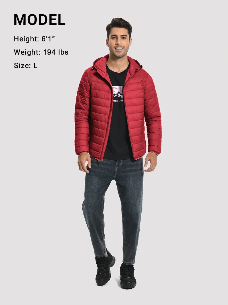 Men's Lightweight Packable Puffer Jacket