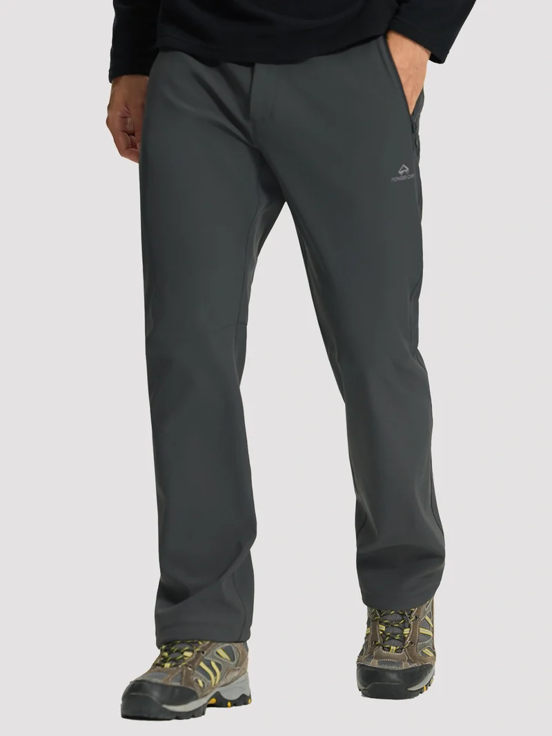 Men's Fleece-Lined Water-Resistant Softshell Pants