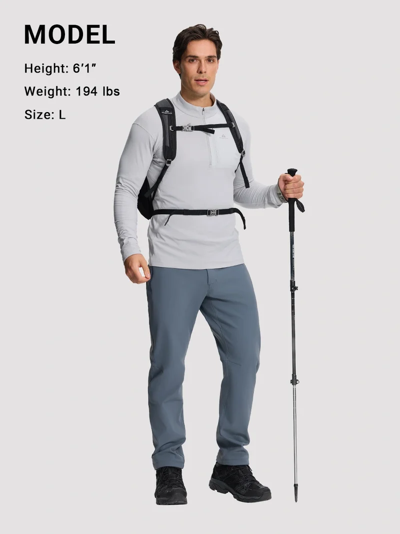 Men's Fleece-Lined Water-Resistant Softshell Pants
