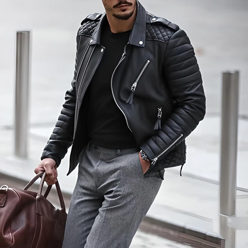 Ralph - Stylische & Robuste Herren Lederjacke
