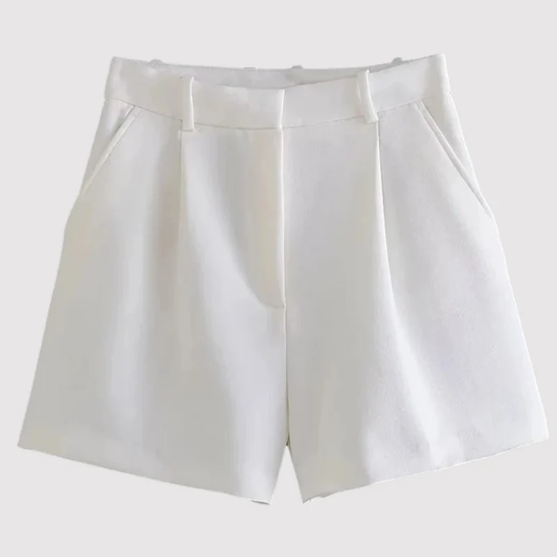 Charlotte - Luxe gefaltete Shorts