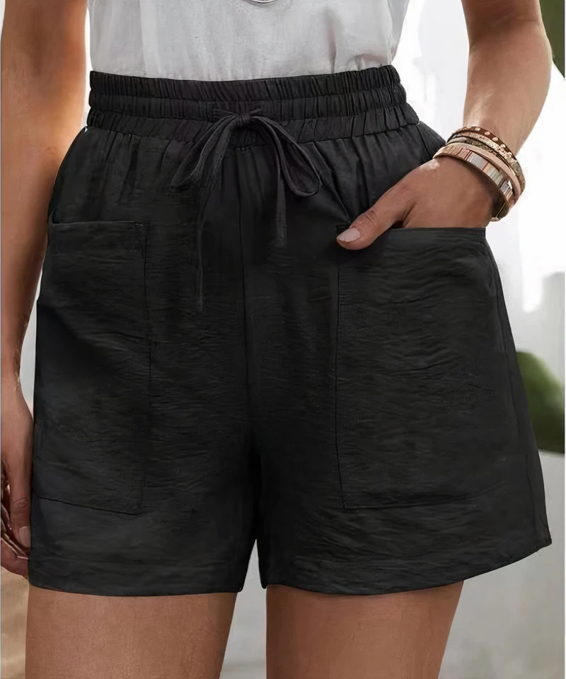 Daphne - Luftige Paperbag-Shorts