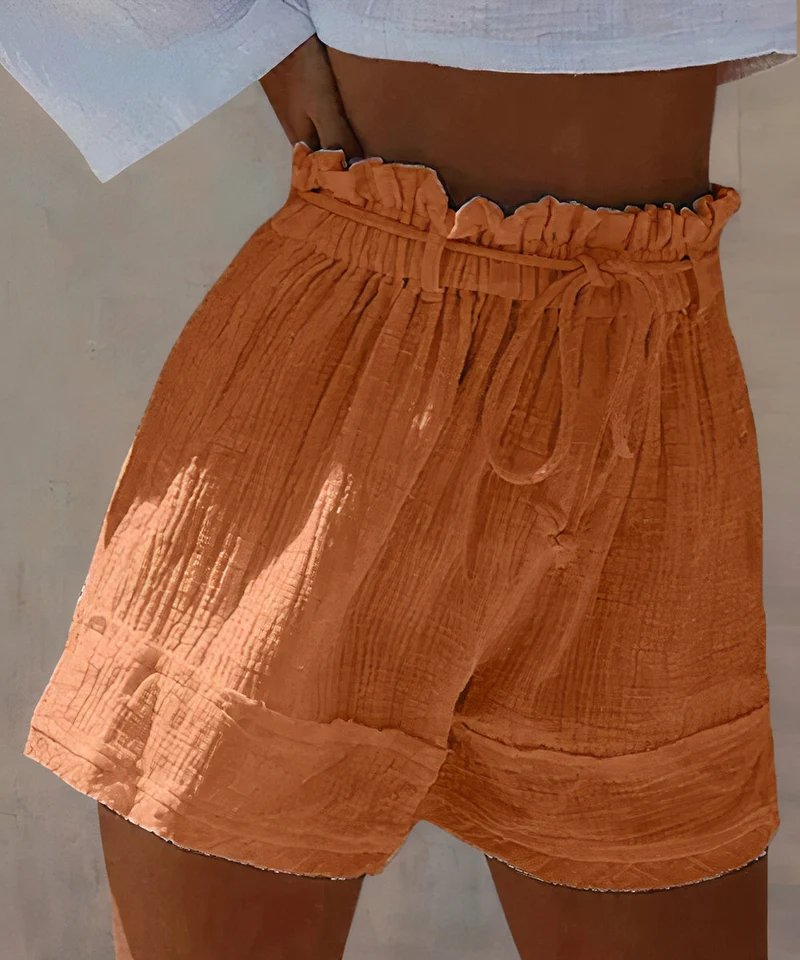 Daphne - Luftige Paperbag-Shorts