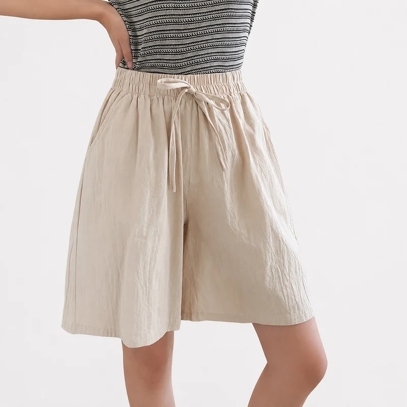Linda - Weite Leinen Sommerhose