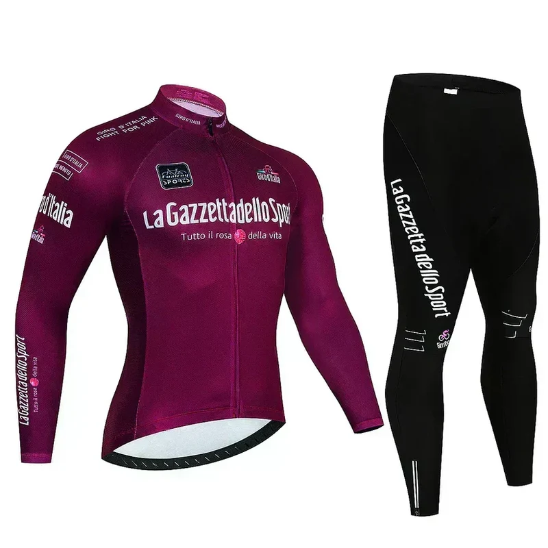 Giro d’Italia | Professionelles Langarm-Radtrikot – Version mit Fleece-Futter