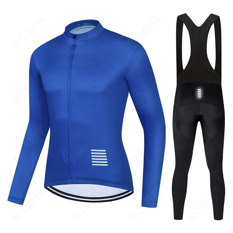 Langarm-Radsportbekleidungsset – Version mit Fleece-Futter