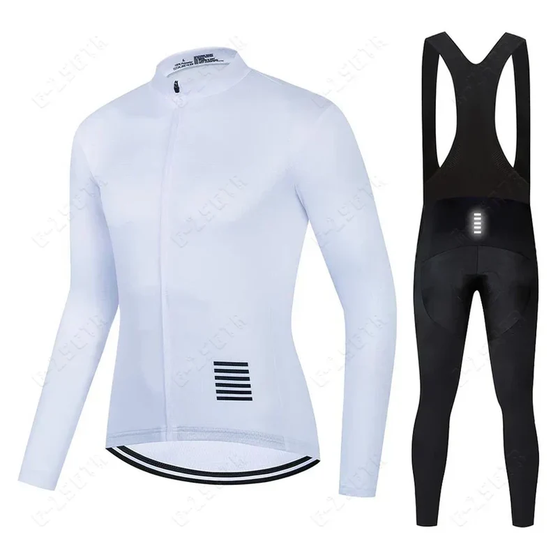 Langarm-Radsportbekleidungsset – Version mit Fleece-Futter