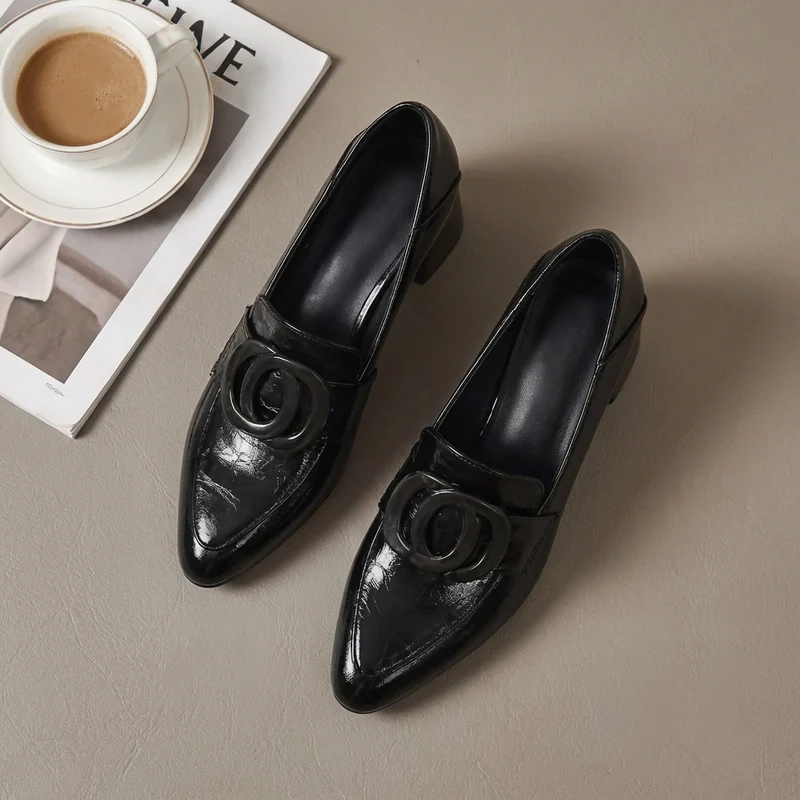 Valora Leder Loafer Absätze