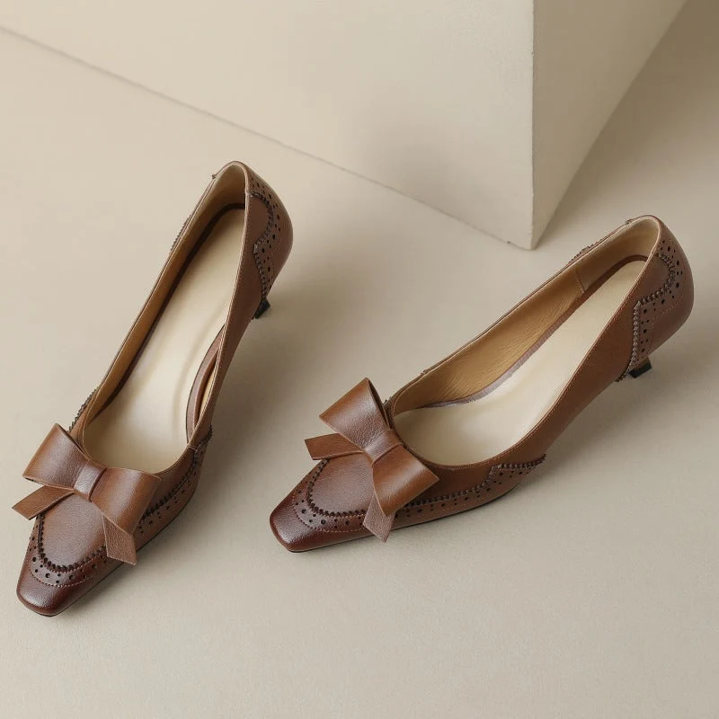 Célora Lederband-Pumps
