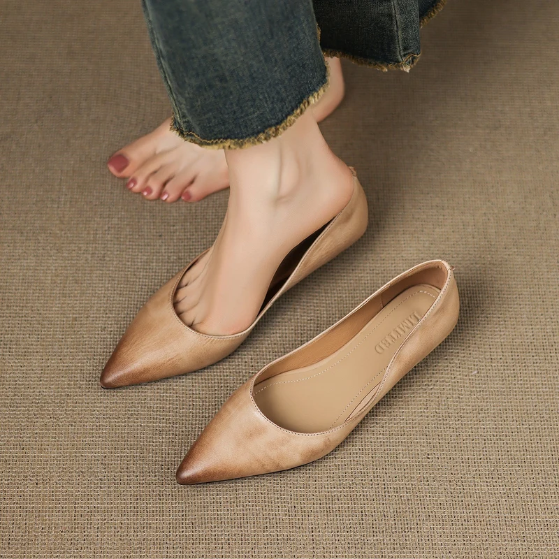Arla Echtes Leder Ballerinas