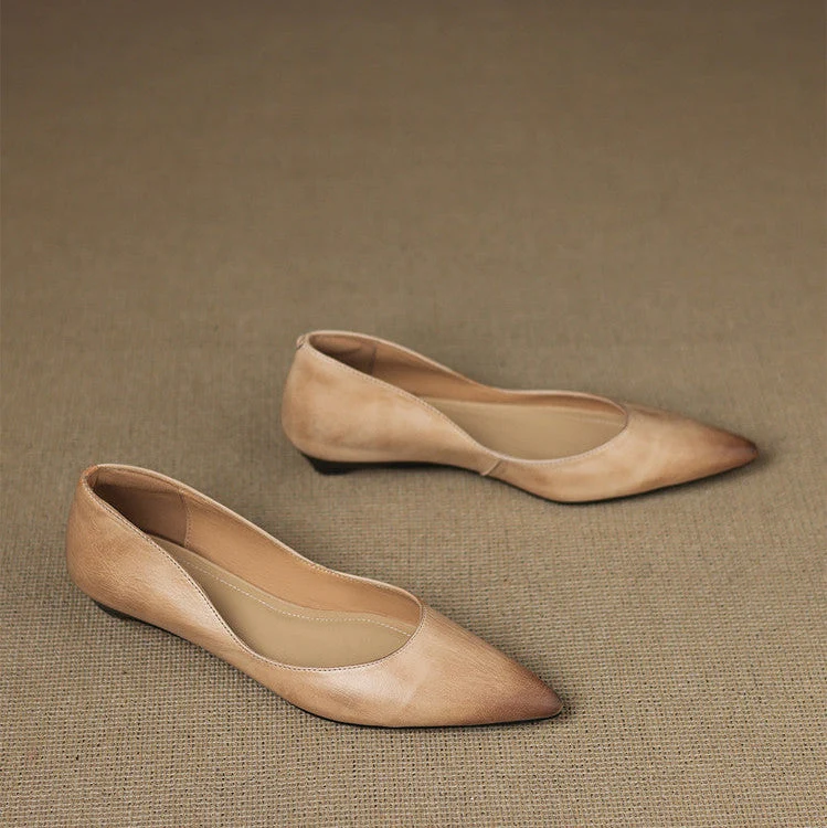Arla Echtes Leder Ballerinas