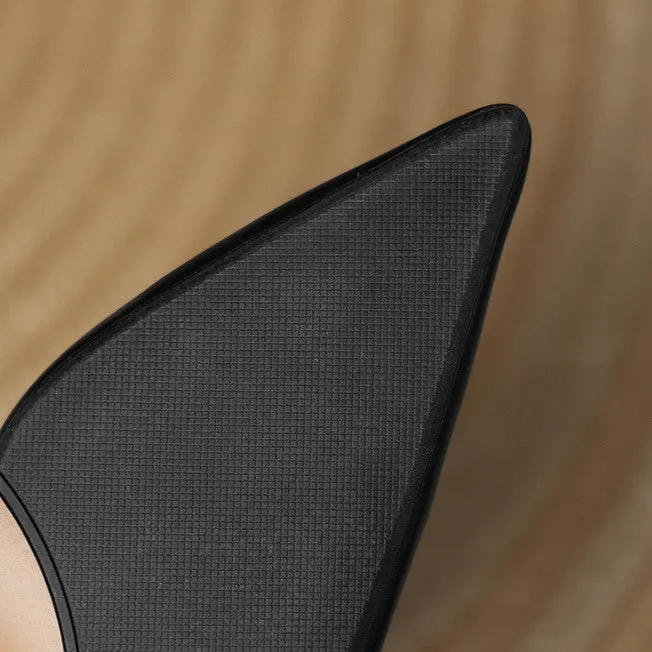 Ceyra Leder Kitten Heels