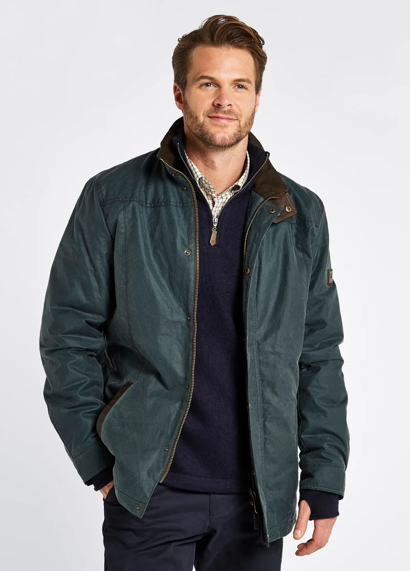Carrickfergus Wachsjacke - Dark Pebble