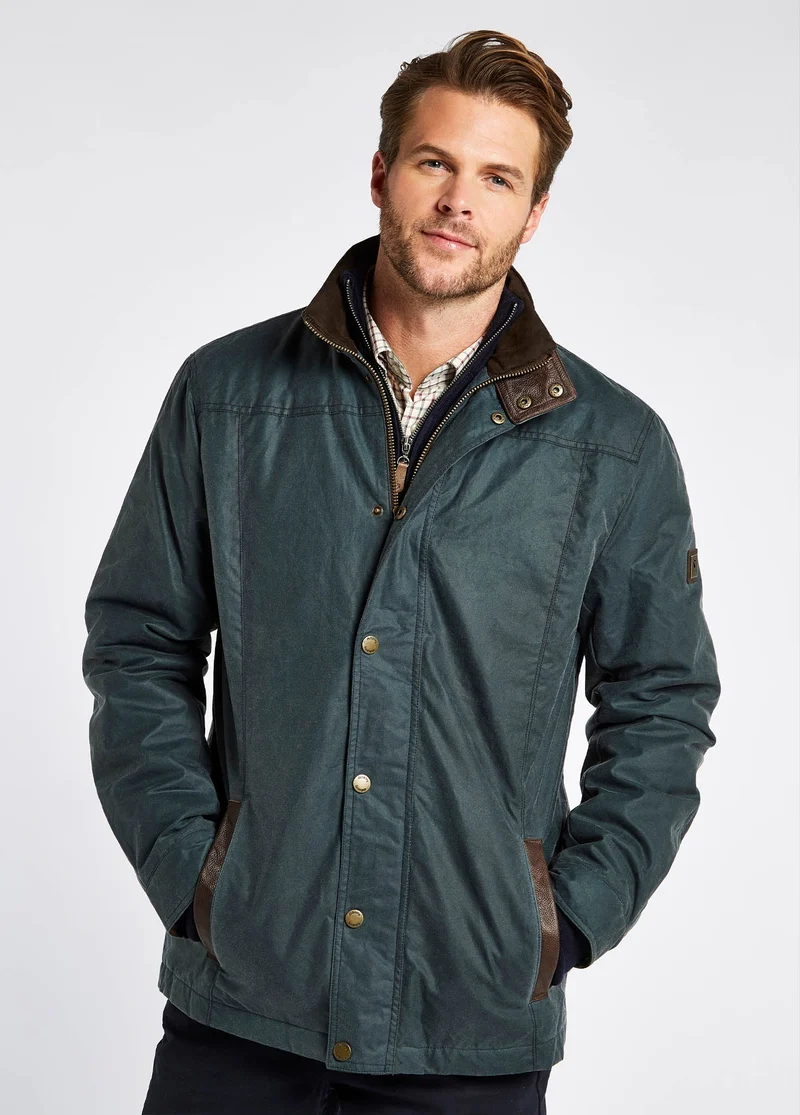 Carrickfergus Wachsjacke - Dark Pebble