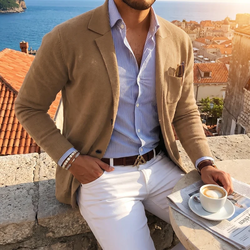 Toby - Klassischer Blazer mit Knöpfen