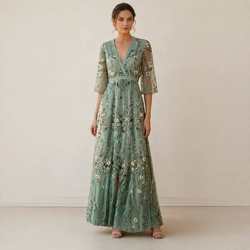 Florence - Stilvolles und Fließendes Maxikleid