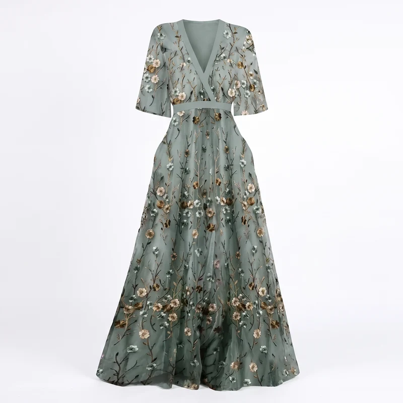 Florence - Stilvolles und Fließendes Maxikleid