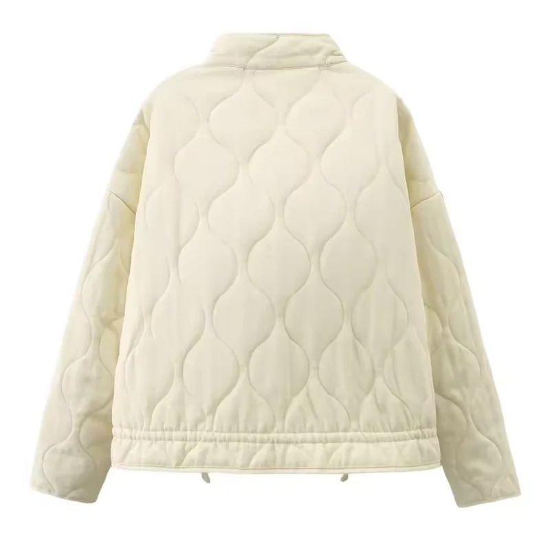 Kuschelige Winterjacke mit Taschendetails