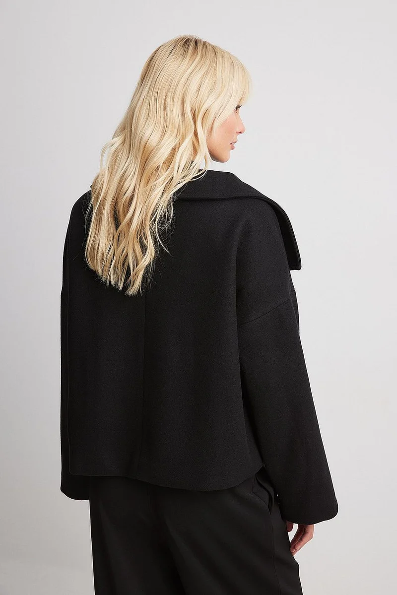 Damen Kurzer Trenchcoat Doppelreihig