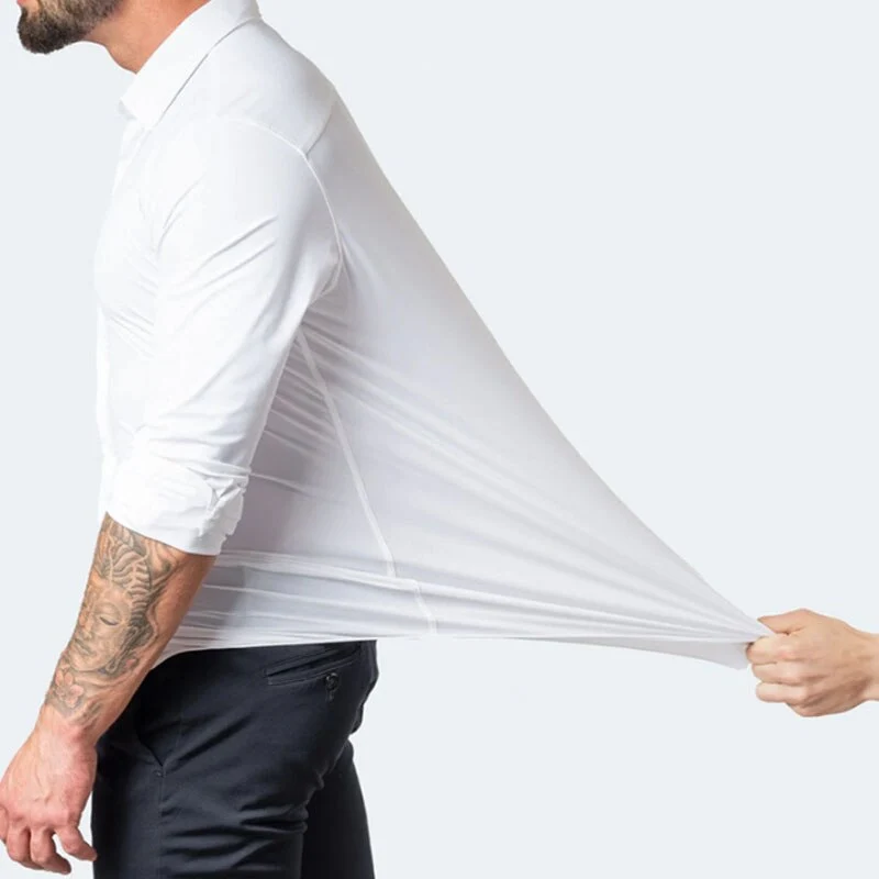 Leichtes Stretch Langarmshirt