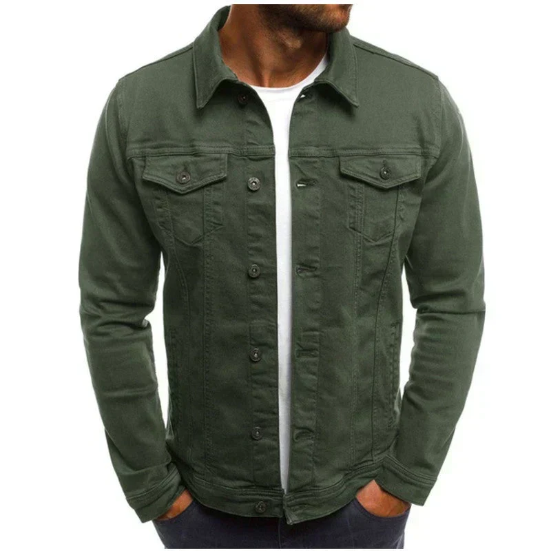 Trendige Herren Jeansjacke