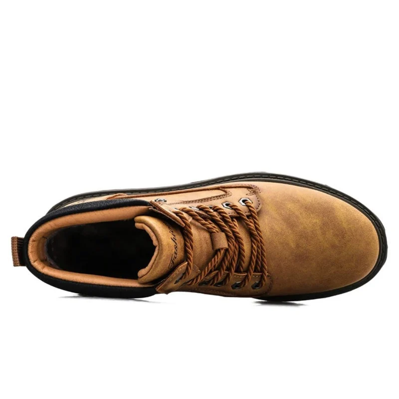 Robuste bequeme Herren Schnürstiefel