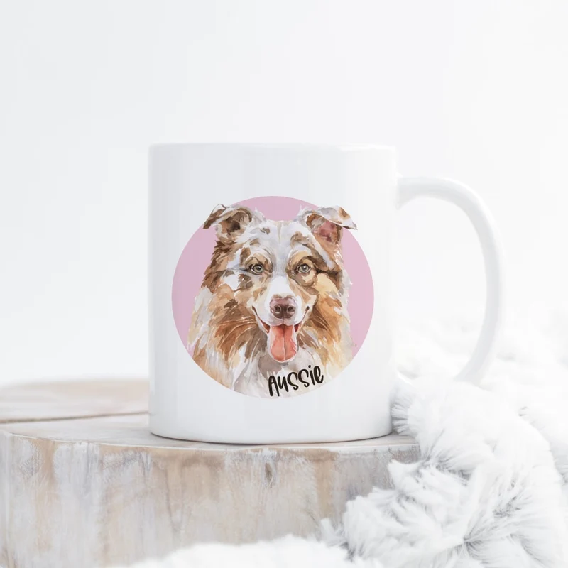 Hrnek - Australian Shepherd
