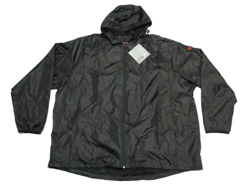 BigTiger Regenjacke Herren Übergröße 4XL-12XL Schwarz Navy leicht
