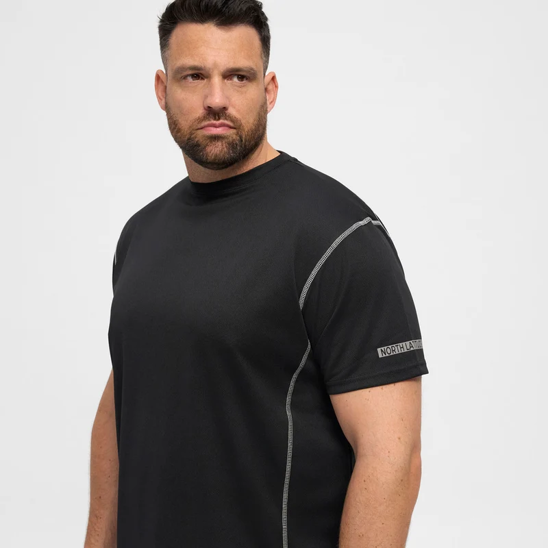 Allsize Funktions T-Shirt Übergröße Herren – Atmungsaktiv
