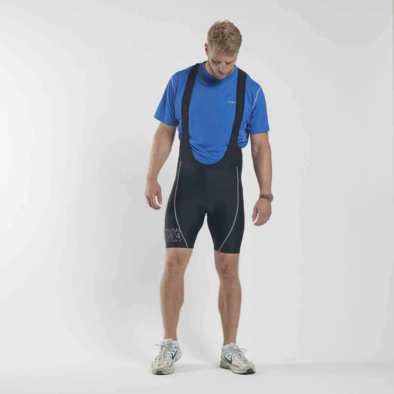 Allsize Radlerhose Herren Übergröße mit Trägern
