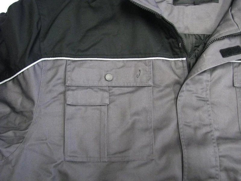 BigTiger Arbeitsjacke Herren Übergröße 3XL-10XL, Grau