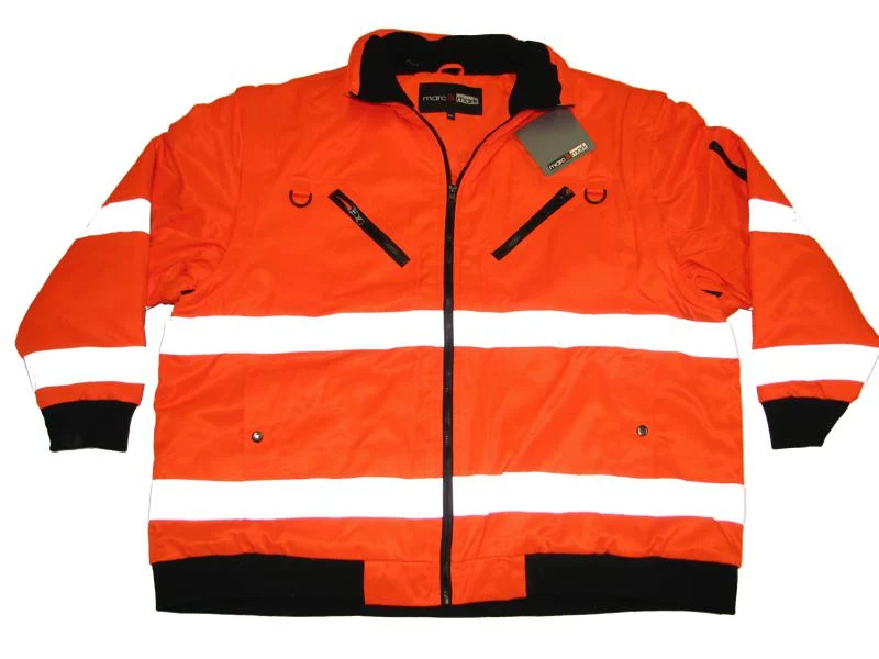 BigTiger Warnjacke Herren Übergröße 3XL-10XL, Orange