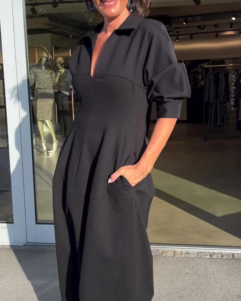Karolin | Bequemes Langes Kleid
