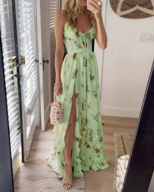 Sonja | Midikleid mit Blumenmuster