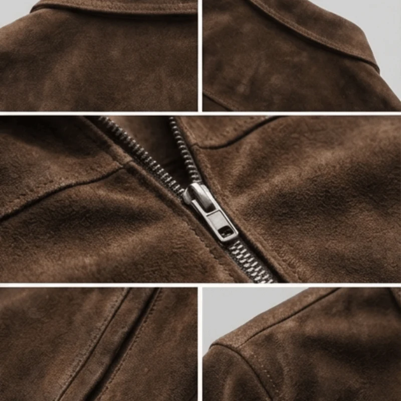 Jakub™ – Wildlederjacke mit Reißverschluss