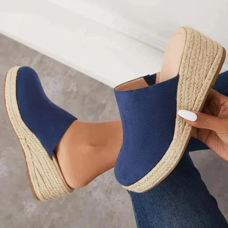 Becky™ - Orthopädische Keil-Mulesandalen