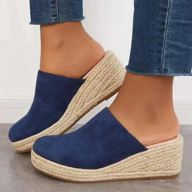 Becky™ - Orthopädische Keil-Mulesandalen
