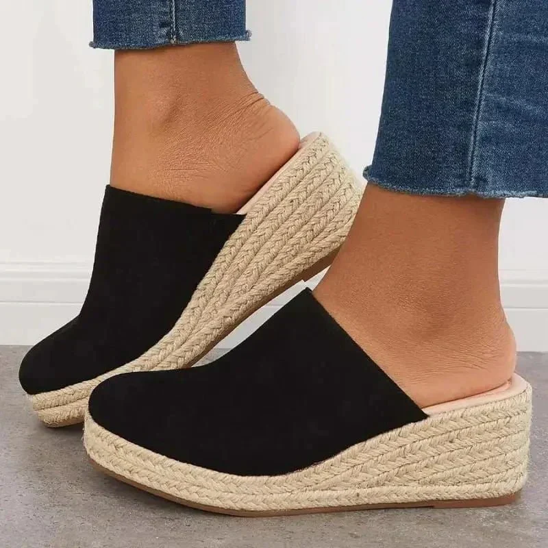 Becky™ - Orthopädische Keil-Mulesandalen