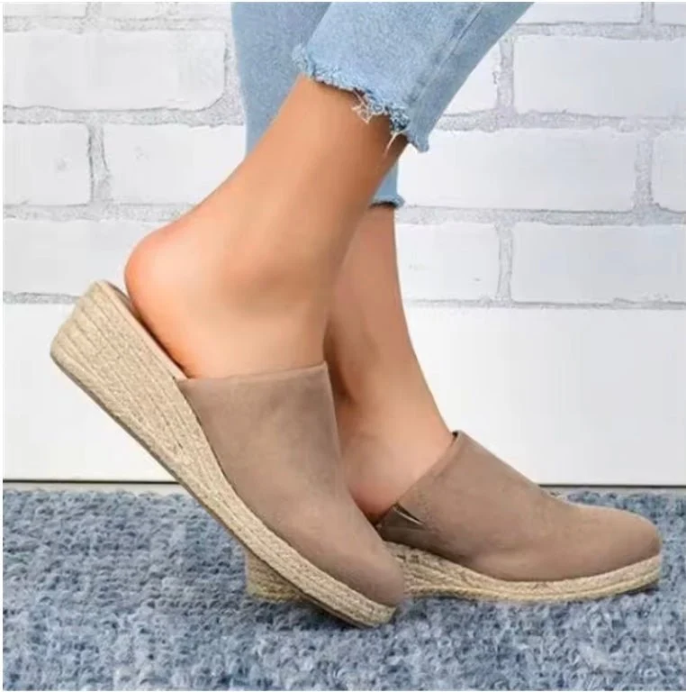 Becky™ - Orthopädische Keil-Mulesandalen