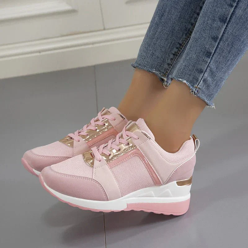 Loren™ - Gepolsterte Wedge-Sneaker